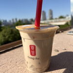 ゴンチャ - ドリンク写真:烏龍ミルクティー S  アロエトッピング