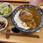 笑がお食堂 にこに - 料理写真:ハンバーグカレーランチ