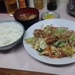 えびす - 肉野菜炒め定食 700円