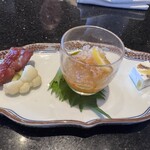 龍天門 - 前菜の盛り合わせ