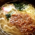 月うさぎ - 月うさぎ 肉うどん 600円 fromグリーンロール