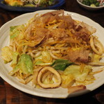 자우오 호시자키혼텐 - 海鮮焼きそば￥968-　相方お気に入り