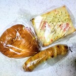 ブーランジェリー ヴァン - 料理写真:本日の晩御飯　　合計780円