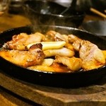 豚小家 - 2015.3 黒豚カルビのガーリックバター焼き（680円）