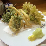 四季の食彩さとう - 季節の天ぷら盛り