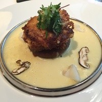メイ - 白子のムニエール どんこ椎茸とハーブサラダのミルフィーユ仕立て