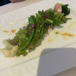 ジャンティーユ - 母の頼んだ　本日の鮮魚と季節野菜のカルパッチョ仕立て　鯛だったと思う