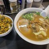 支那そば屋 こうや - 高菜ご飯300円、雲呑麺1,200円