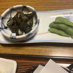天然料理 亀川旅館 - つぶ貝と枝豆