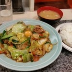 洋庖丁 - めっちゃお腹いっぱいになる「スタミナ焼定食 (820円)」