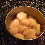 炭火焼肉 こうしん - ニンニク焼