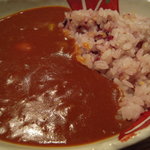豆の畑 - 雑穀米とカレー