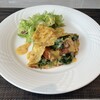 鉄板焼ダイニング佐賀竹彩 - SAGAガレット　タンドリーチキンと法蓮草