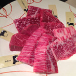 熟成和牛焼肉エイジング・ビーフ - 希少部位盛合せ