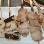 焼きとり 一鶏 - 150212東京　一鶏　鶏＆ネギ