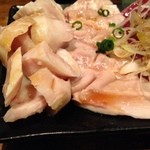 豚小家 - もつ刺し五点盛りアップ