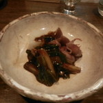 大納言本家 - 蛍烏賊と分葱ぬた