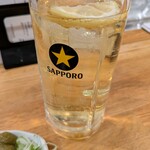 もつ焼き ジョン - 下町ハイボールで味変します。
