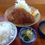 とんかつ いもや - 上ロースカツ定食￥1200