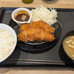 松屋 - 料理写真:味噌ささみカツ定食