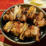 炭火やきとり　吟 - ミニ焼き鳥丼　650円