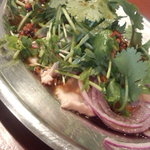 新小屋 - 蒸しドリと３つ葉のサラ