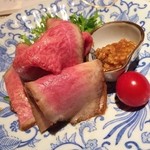 島之内 一陽 - イチボ肉ローストビーフ（ちょこっとバージョン）♪