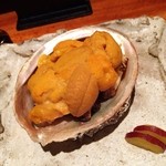 島之内 一陽 - あわびの生うに焼き♪