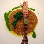 セララバアド - 「才巻海老　メロッソ」　なんと、頭の部分だけ揚げてあるので全部食べられます☆☆☆