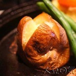 グリルK - 炭火焼ハンバーグランチ付け合せ