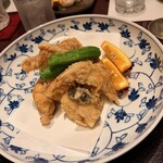 旬魚ふぐ料理 おかもと - ふぐの唐揚げ