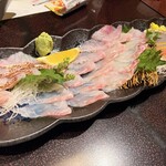 旬魚ふぐ料理 おかもと - とびっきりの「キンキ」（？）は炙りとお刺身で！