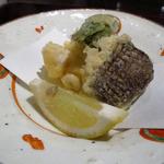 魚会 - 椎茸・蕗ノ薹・鱈白子