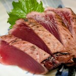 すし屋 銀蔵 - カツオのたたき680円補正後