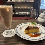 茶亭 羽當 - ミルクティー、かぼちゃぷりん