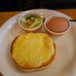 ボン珈琲店 - モーニング チーズトースト