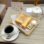 NOA COFFEE - ブレンドコーヒー496円+モーニングセット