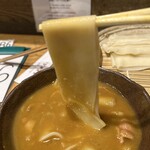 藤屋本店 - カレーせいろひもかわ（大盛り）
