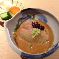 うち山 - ごまだれ和えの鯛切身