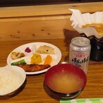 根石岳山荘 - 夕食