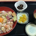 漁師料理たてやま - ぜいたくなめろう丼（￥1,350）