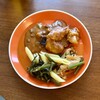 BONVOY ELITE MEMBER LOUNGE - ポテトのカレーグラタン、蒸し鶏の香味和え、野沢菜のペペロンチーノ