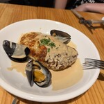 iitoki - 天然鮮魚と桜エビ、ジャガイモのカリカリ焼き～パイヤソンとムール貝の盛り合わせ