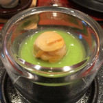 Housasaryou - えんどう豆のスープ
      青柳と百合根