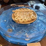 三輪そうめん流し - 流しそうめん到着　※写真は2人前