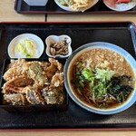 天松 - 料理写真:天重そばセット