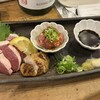 備長串屋わたる - 河内鴨三種盛り