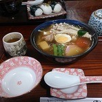 Ippuku Chaya - 三千院うどん（野菜入り餡かけうどん）