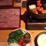 フォルクローロ花巻東和　レストラン - いわて牛のすき焼き
