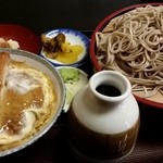 もりそばセット大盛（ミニかつ丼）880円